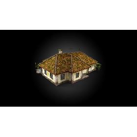 3D Abandoned Cottage H